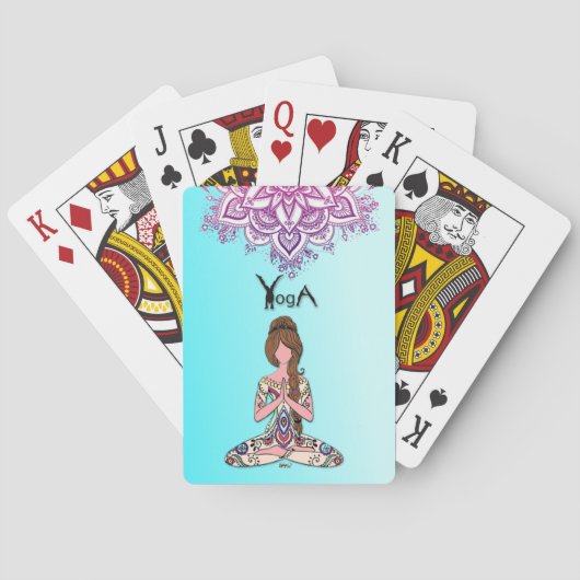 Yoga Spielkarten (Rückseite)