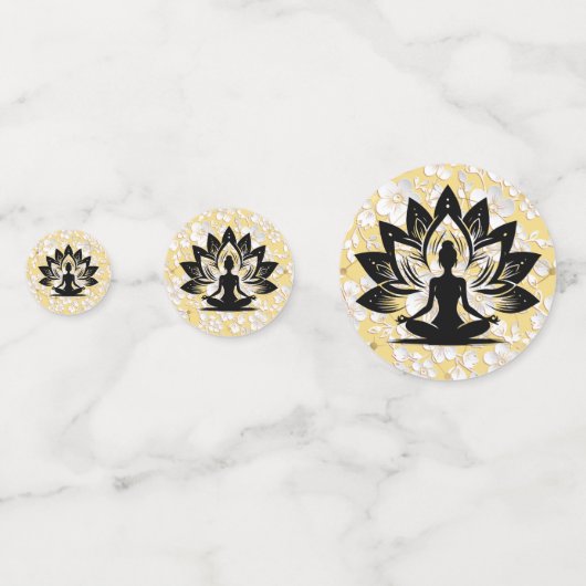 Yoga Spirit Konfetti (Vorderseiten)