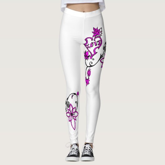 Yoga Sportlerinnen Leggings. Leggings (Vorderseite)