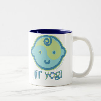 Yoga spricht Baby: Lil Yogi-Tasse Zweifarbige Tasse