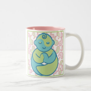 Yoga spricht Baby: Paisley-Yoga-Baby Zweifarbige Tasse