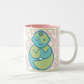 Yoga spricht Baby: Paisley-Yoga-Baby Zweifarbige Tasse