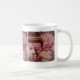 Yoga spricht: Buddha-Baum-Grafik Kaffeetasse
