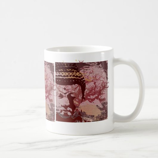 Yoga spricht: Buddha-Baum-Grafik Kaffeetasse (Rechts)