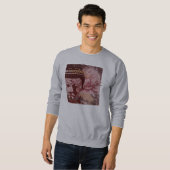 Yoga spricht: Buddha-Baum-Grafik Sweatshirt (Vorne ganz)