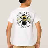 Yoga spricht: Retten Sie die Biene… retten die T-Shirt (Rückseite)