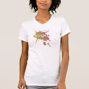 Yoga spricht: Yoga-Farben-Spritzer T-Shirt