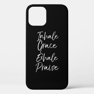 Yoga Sprichwort Inhalieren Grace Exhale Lounge Yog Case-Mate iPhone Hülle