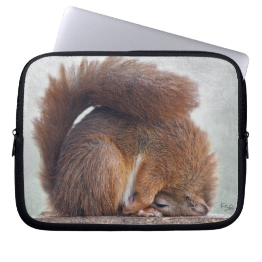 Yoga Squirrel Laptop Sleeve (Vorderseite)