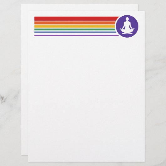 Yoga Stationery (Vorne/Hinten)