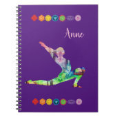 Yoga-Stimmung Notizblock (Vorderseite)