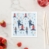 Yoga-Stimmung  Serviette (Beispiel)