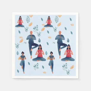 Yoga-Stimmung Serviette