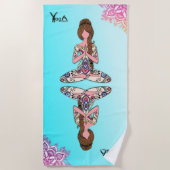 Yoga - Strandhandtuch (Vorderseite)