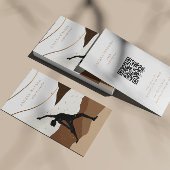 Yoga Studio Business Card Bohemisch Earth Tones Visitenkarte