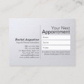 Yoga Studio Class Pass Loyalty Appointment Lotus Treuekarte (Rückseite)