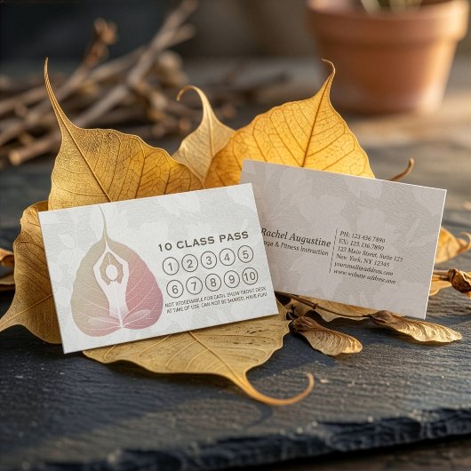 Yoga Studio Class Pass Meditation Pose Bodhi Leaf Treuekarte