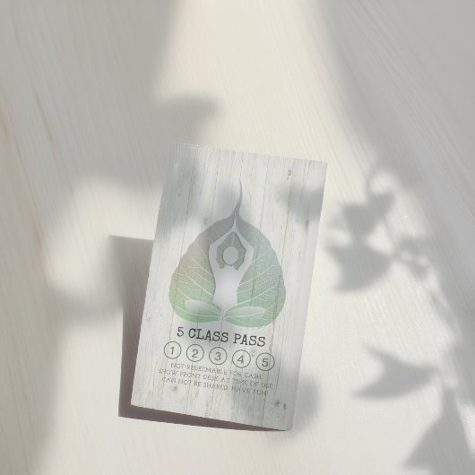 Yoga Studio Class Pass Meditation Pose Bodhi Leaf Treuekarte