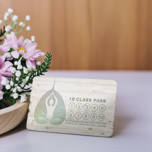 Yoga Studio Class Pass Meditation Pose Bodhi Leaf Treuekarte