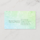 Yoga Studio Class Pass Meditation Pose Bodhi Leaf Treuekarte (Rückseite)