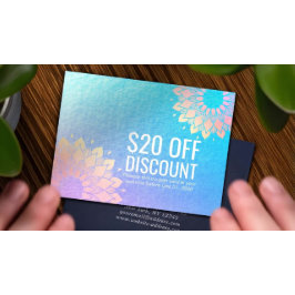 YOGA Studio Discount Coupon Treue Gold Mandala