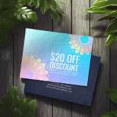 YOGA Studio Discount Coupon Treue Gold Mandala
