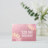 YOGA Studio Discount Coupon Treue Gold Mandala (Stehend Vorderseite)