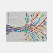 Yoga Studio Fleecedecke (Vorderseite (Horizontal))