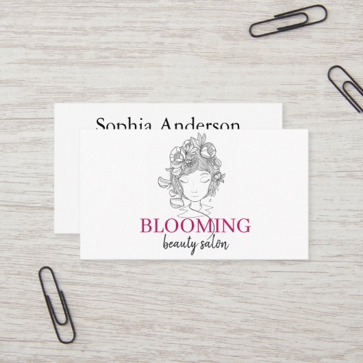 Yoga Studio für berufliche Lotus-Logos Visitenkarte (Vorderseite/Rückseite Beispiel)