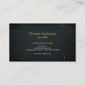 Yoga Studio für berufliche Lotus-Logos Visitenkarte (Rückseite)