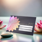 YOGA Studio Geschenkzertifikat Farbenfrohe Mandala Rabattkarte