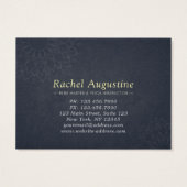 YOGA Studio Geschenkzertifikat Gold Mandala Blume (Rückseite)