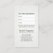 YOGA Studio Instructor Ernennung Lotus Mandala Terminkarte (Rückseite)