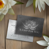 YOGA Studio Instructor Geschenkgutschrift Chic Lot Rabattkarte