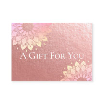 Yoga Studio Instructor Mandala Geschenkzertifikat