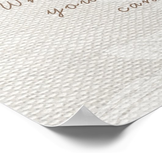 Yoga Studio Instructor Meditor Pose Bodhi Leaf Poster (Ecke)