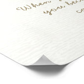 Yoga Studio Instructor Meditor Pose Bodhi Leaf Poster (Ecke)