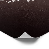 Yoga Studio Instructor Root Chakra Mantra LAM Zeic Poster (Ecke)