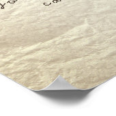 Yoga Studio Instructor Root Chakra Mantra LAM Zeic Poster (Ecke)