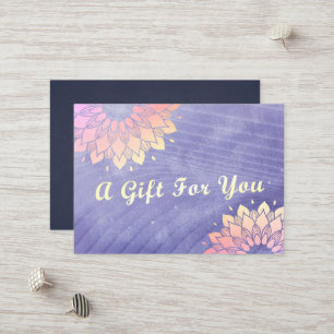 Yoga Studio Instructor Rose Gold Mandala Rabattkarte