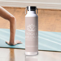 Yoga Studio Logo Business Water Bottle Werbeaktion