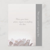 Yoga Studio Lotus Merchandising Flyer (Hinten)