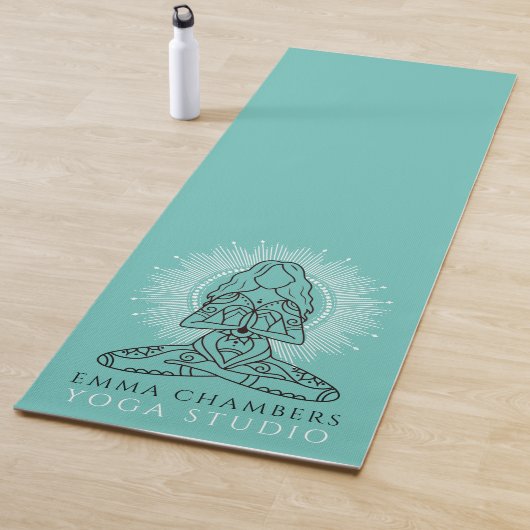 Yoga Studio Lotus Pose Turquoise Yoga Mat Yogamatte (Beispiel)