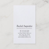 Yoga Studio Loyalty Class Pass Tree Pose OM Symbol Treuekarte (Rückseite)