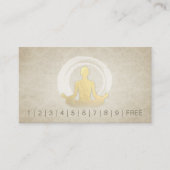 YOGA Studio Loyalty Punch Meditation Pose ZEN-Zeic Treuekarte (Vorderseite)