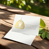 Yoga Studio Mediation Instructor Quotes Bodhi Leaf Postkarte