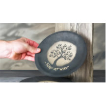 Yoga Studio Meditation Instructor Black Gold Tree