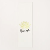 Yoga Studio Meditation Instructor Gold Foil Lotus Yogamatte (Vorderseite)