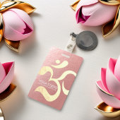 Yoga Studio Meditation Instructor Life Coach OM Ausweis