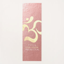 Yoga Studio Meditation Instructor Life Coach OM Yogamatte